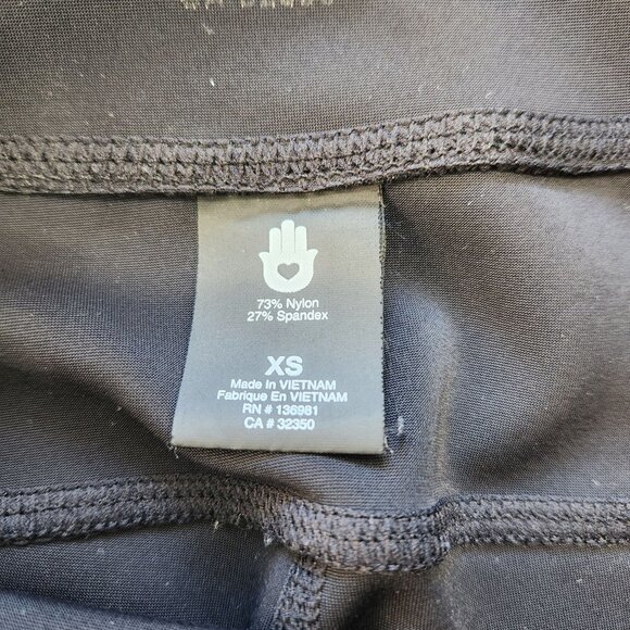 Spiritual Gangster Womens Leggings XS Rainbow Sparkle Stripe Zipper Ankle Tight‎ - Picture 8 of 9